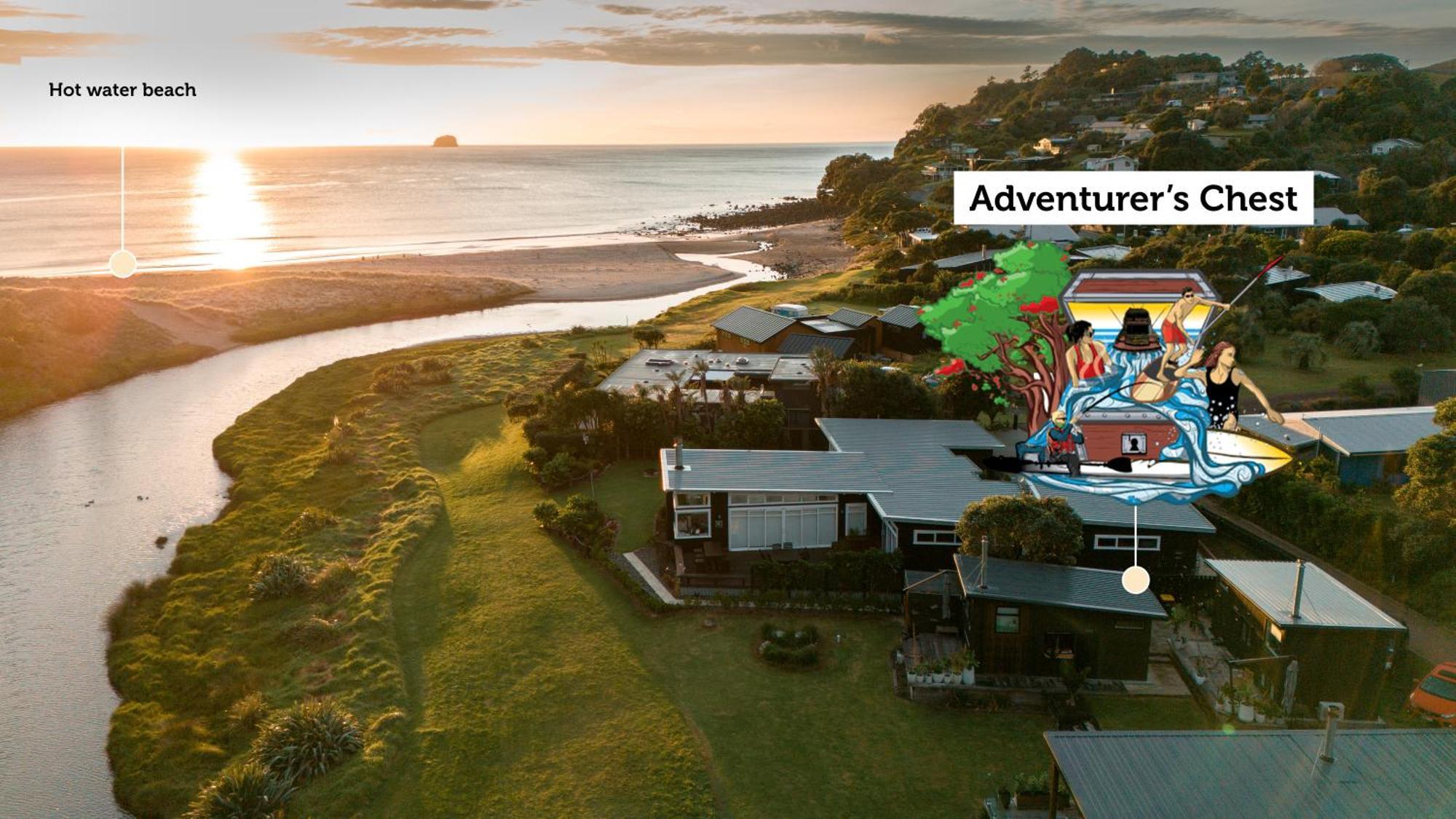 Hotwater Beach Adventurer'S Chest - Taiwaweヴィラ エクステリア 写真